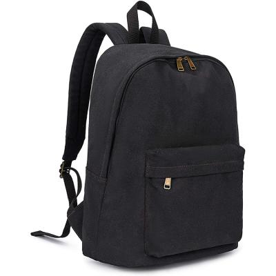 China Vintage Portable Canvas Backpacks Large Backpack For School Day Traveling Trips for sale