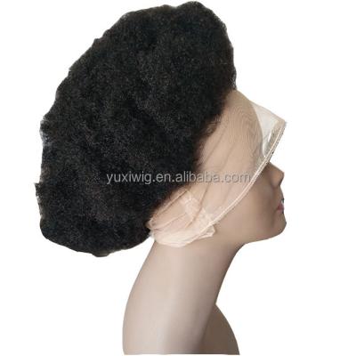 China Afro Kinky Curly Full Lace Hair Wig 10