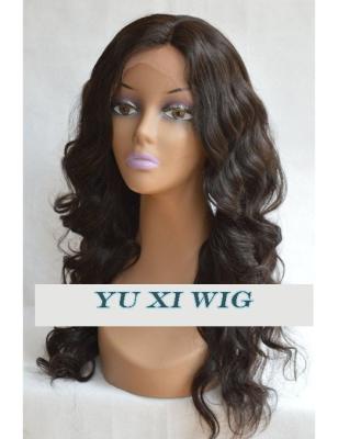 China 2017 Jerry Curl LONG BODY WAVE LACE FRONT NATURAL BLACK WIG for sale