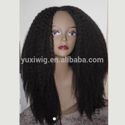 China 2016 Silky Straight Curly Straight Virgin Hair 100% Machine Made Wig for sale