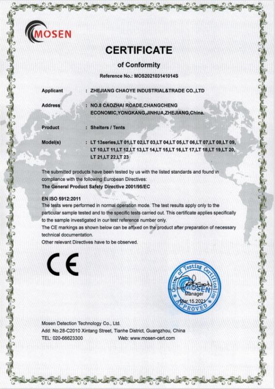 CE - Qingdao Changzhiyu Trade Co., Ltd.