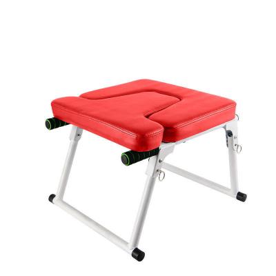 China Folding Inversion Indoor Exercise Bench Equipment Fitness Equipment PU Material Handstand Yoga Cooking Chair for sale