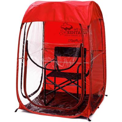 중국 Waterpoof/watching tent 2 person time pod transparent pod time shield pe pod lower gazebo automatic play steel wire tent 판매용