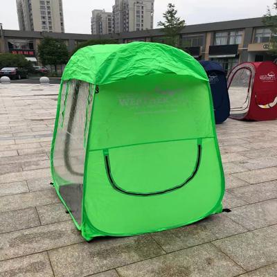 중국 Waterpoof / 210D Steel Wire Oxford Cloth Single Layer Weather-Pods Tent Automatic Sun Shelter Under Portable Weather Pod 판매용