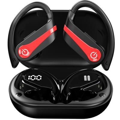 China Perfect Sound Long Battery Open Ear Earphone Sports Hanging Bass True Wireless Latency TWS Earbuds Blue Tooth Over Ear Hooks Stereo Headphones for sale