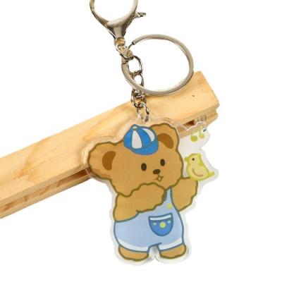 China Plastic Wholesale Manufacture Acrylic Key Chain Custom Printed Acrylic Charms for sale