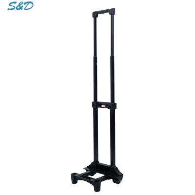 China Plastic Detachable Suitcase Luggage Frame Foot Accessories Parts Trolley Wheel Cover and Pull Handle Supplement with Wheels for sale