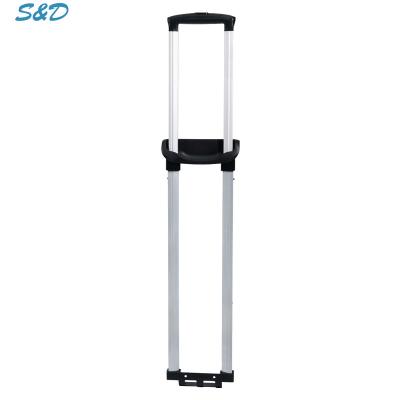 China Suitcase Push Button Replacement Tube Retractable Single Luggage Trolley Handle Telescopic Purchasing Spare Parts For Luggage Trolley for sale