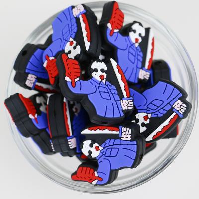 China Gotas focales DIY del silicón de la serie de Halloween para Pen Keychains en venta