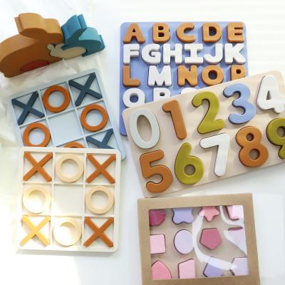 China Großhandel Voll Silikon XO Puzzles Custom Logo Marke Baby pädagogische Silikon Puzzle Spielzeug zu verkaufen