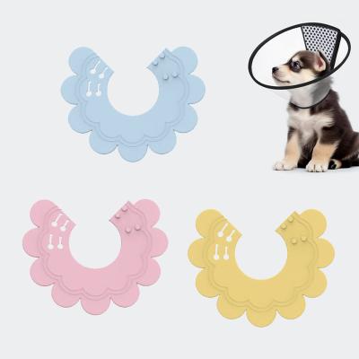 China Dog Elizabeth Cat Cone Adjustable Pet Elizabeth Recovery Collar Plastic Cone For Pet On Sale Anti-licking Pet Elizabeth Collar for sale