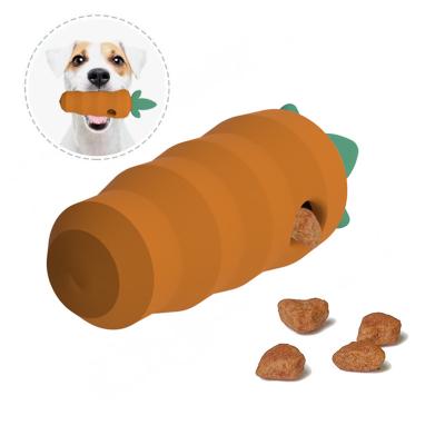 Κίνα Carrot Pet Accessories Animal Shape Indestructible Pet Squeak Dog Pet Toys Dog Ball Chew Toys Aggressive Chewer Dog Ball Toy προς πώληση