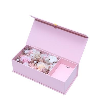 China Handmade Flower Gift Box Luxury Gift Box Cardboard Customized Rose Flower Gift Box for sale