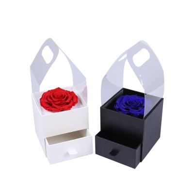 China 2021 Hot Selling Stock Luxury Cheap Custom Waterproof Paper Recyclable Custom Design Luxury Flower Boxes for sale