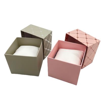 China New Recycled Innovative Bulk Materials Product Black Gift Box Packaging The Color Jewelry Box for sale