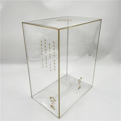 China Material Design High Quality PVC Transparent Gift Box Recycled Hot Selling Custom Made Box for sale