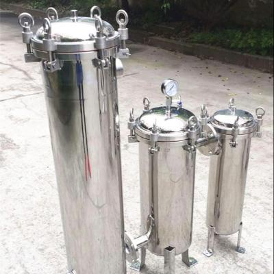 China Hotels Sanitary Food Grade Stainless Steel Multi-cartridges Filter Bags Juice Oil Filter Housing for sale