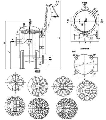 China Hotels Maintain 316L Stainless Steel SS PP PE Multi-Filter Bag Filter Housing for sale