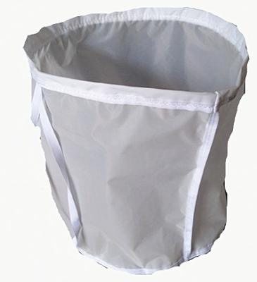 China Hotels Cylinder Type Plain Weave Nylon Wire Mesh Filter Bag For Mushroom Growing for sale