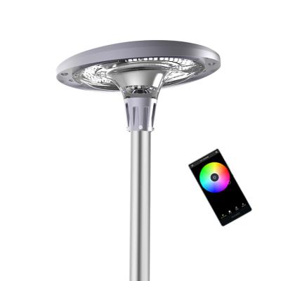 China Garden multiple colors UFO solar cell plaze street light UFO light for sale