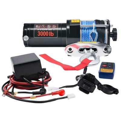 China ATV / UTV Most Affordable Electric Winch 3000 Factory Wholesale Price In 2022 for sale