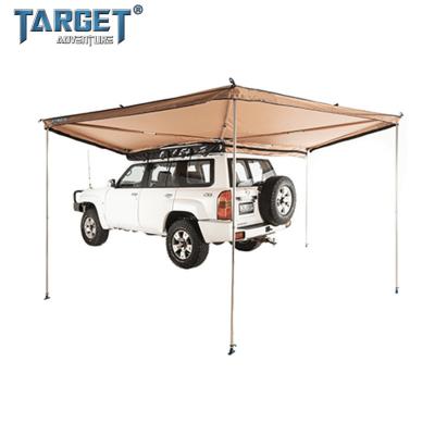 China Large 4x4 Automatic Rain Awning 270 Tent Vehicle Rectangular Round Round Off Road Car Roof Top Tent Side Wall Tent for sale