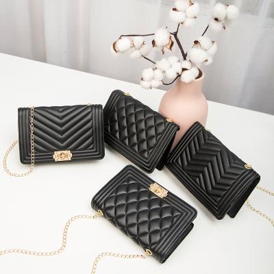 China Luxury Fashion Diamond Lattice Shoulder Handbag Satchel Fashion Clips Ladies Handbags PU Leather Cross Body Bags High Quality For Women for sale