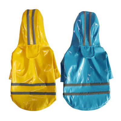 China 2023 Viable Jw High Quality Waterproof Reflective Zipper Clot Jacket Dog Raincoat for sale