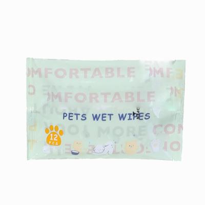 China Comfortable Antibacterial Regenerative Pet Stain Remover Tear Damp Cloth Based On Cleaning Plant for sale