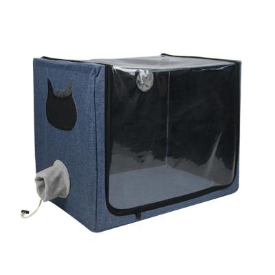 China Automatic Scratch Resistant Oxford Cloth Foldable Pet Cat Dog Rabbit Hair Dryer Box for sale