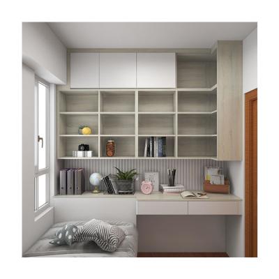 China Adjustable (Height) Customized Modern Minimalist Light Luxury Solid Wood Home Study Bedroom Computer Desk for sale