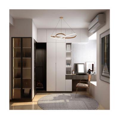 China New Bedroom Furniture Wardrobe Storage Adjustable Bed Furniture Combination (Size) Sliding Door System Wardrobe Flat Wardrobe for sale