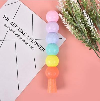 China Fine Art Game Designer Game Art Color DIY Painting Paint Highlighter Football Shape Classic Pastel Fluorescent Mini Marker Pens for sale