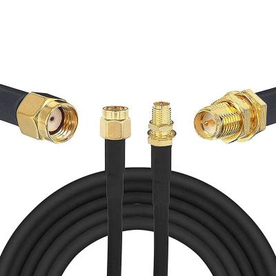 China RP Sma Male RF Rg58 Connect Line To Sma Female Adapter Coaxial Link Cable for sale