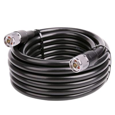 China RF Low Loss Coaxial Extension Cable N Male To N Male 100m Bulk Coax Lmr400 Cable for sale