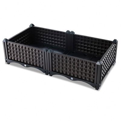 China High quality and low price modern hand - retro outdoor woven planting box garden planting box plastic garden planting box for sale