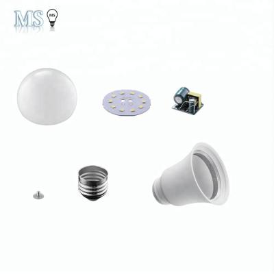 China Residential New Products Led Bulb E27 Indoor Plastic Housing 9w Led Bulb PCB Lighting for sale