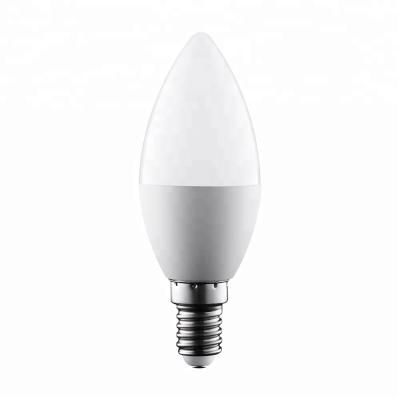 China Office China Supplier C37 E14 LED Candle Light Bulb 5W Non-Dimmable LED Candle Bulbs for sale