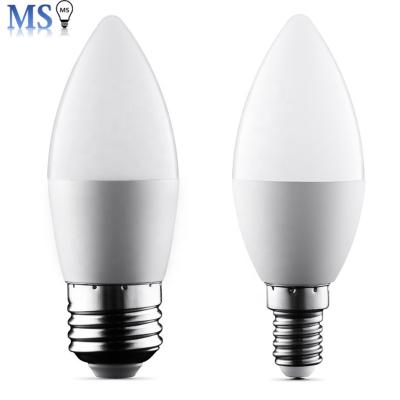 China Residential candle C37 led bulb 3w e27 e14 e27 candle light series smd2835 for sale