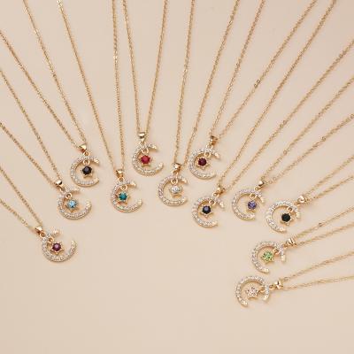 China Other New Hot Sale Zodiac Necklace For Woman Jewely Stainless Steel Factory In Stock for sale