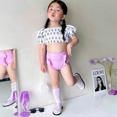 China Antibacterial Children's Fashion Antibacterial Children's Swimwear Toddler Swimsuit Bikini Girl's Swimwear Child Bathing Suit for sale