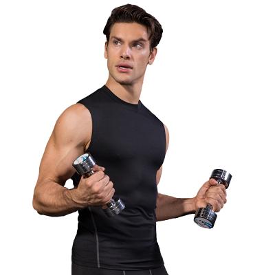 China Antibacterial Mens Tight Training Back Stretch Quick Dry Tank Top for sale