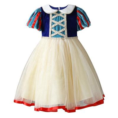 China Baby Girls Summer Dress Role Play Princess Elegant Luxury Cosplay Children Washable Wear Dress for sale