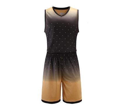 China OEM antibacterial national sublimation gradient gradient ramp basketball promotional tank top for men for sale