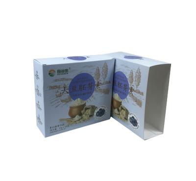 China Recycled Logo Hot Stamping Food Packaging Materials Paper Box Drawer Box Luxury Custom Gift Boxes for sale