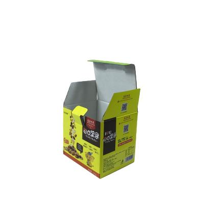 China Recyclable Cheap Eco Friendly Paper Box Small Gift Box For Nuts And Core for sale