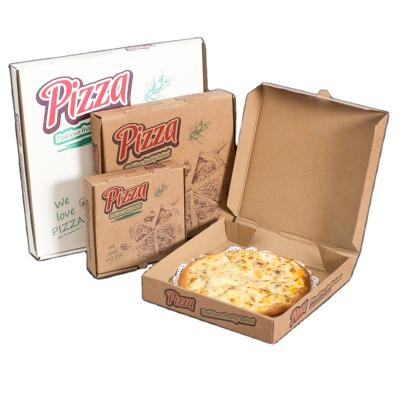 China High Quality Disposable Meal Disposable Rectangular Paper Packing Paper Box Pizza Takeout Box for sale