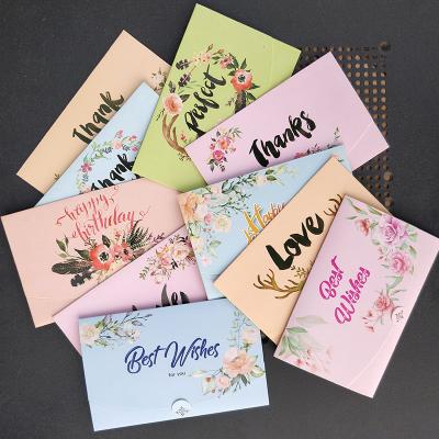 China For Festival Greeting Cards Birthday Blessing Card Creative Small Thanksgiving Friendship Greeting Card for sale