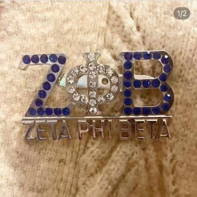 China ALLOY Custom Design Metal Crystal Pearl Number Founded Years 1922 Greek Society Sigma Sign Brooch for sale