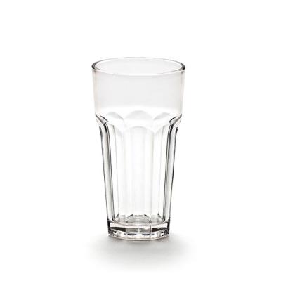 China 12 Ounce Tumbler Casual Unbreakable Polycarbonate Drinking Glass Plastic Soft Drink Tumbler For Bar, Poolside for sale